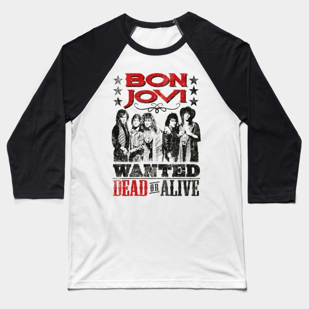 Bon Jovi Rock Band On Tour 2022 Baseball T-Shirt by SalenyGraphica